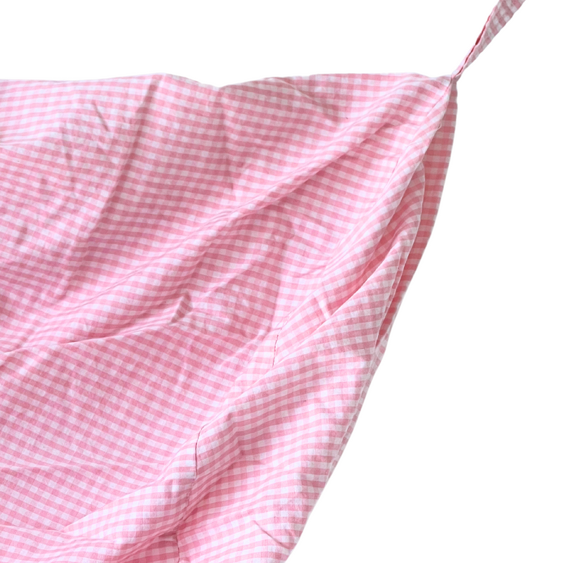 Laundry Tote in Pink Gingham