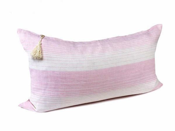 tensira - small lumbar pillow - cafe stripe — hedgerow